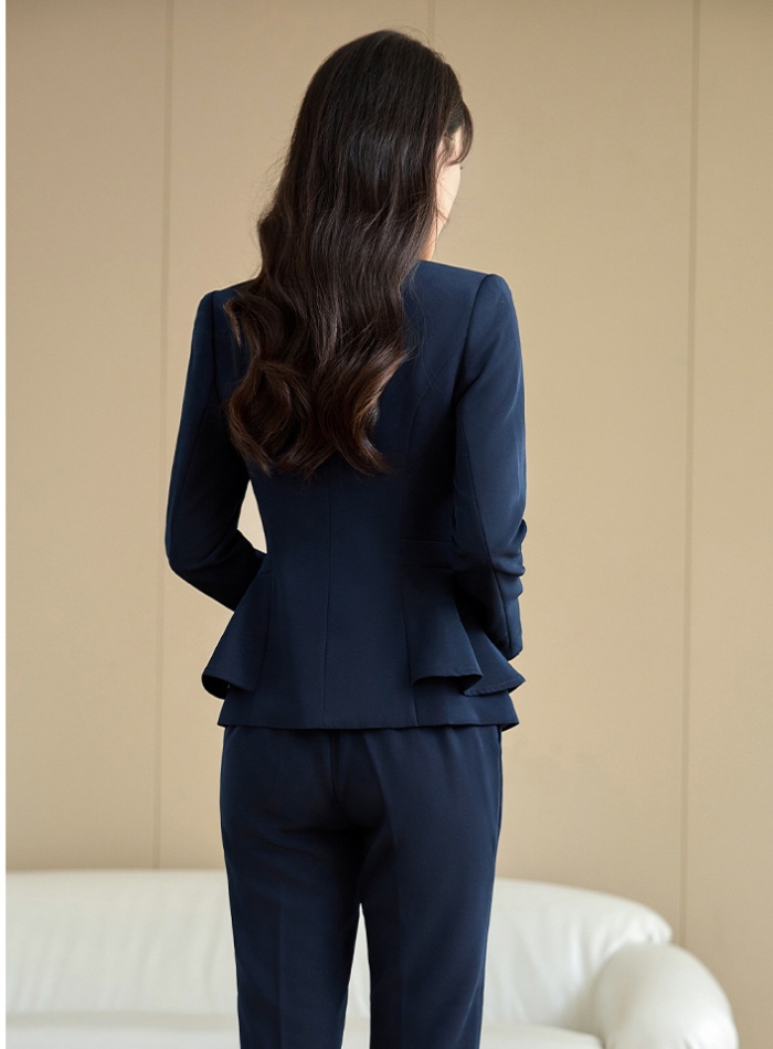 Autumn coat temperament business suit 2pcs set for women