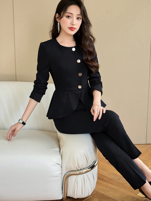 Slim coat business suit 2pcs set for women