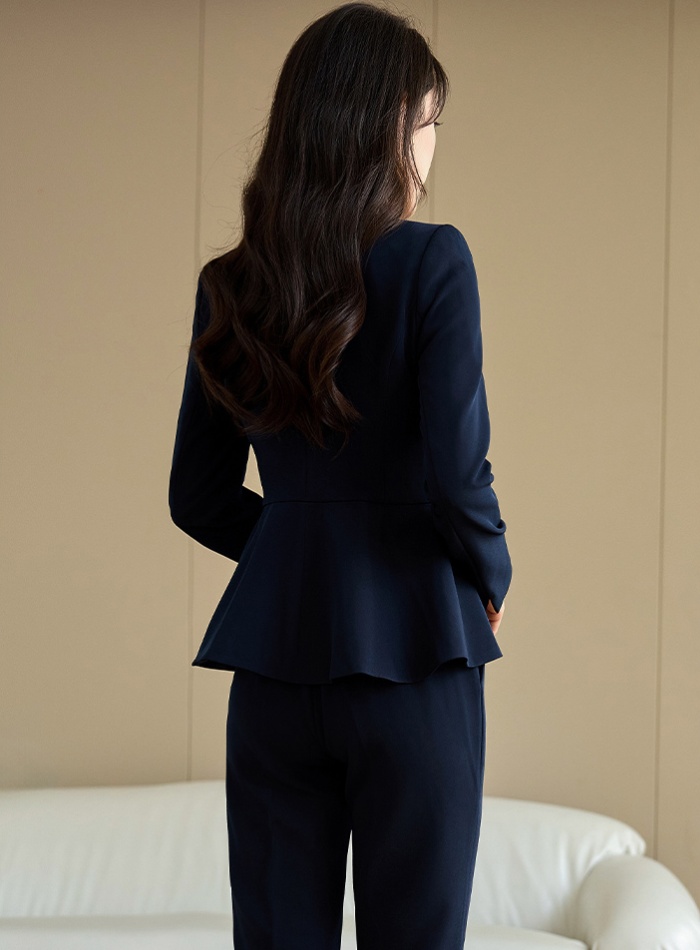 Slim coat business suit 2pcs set for women
