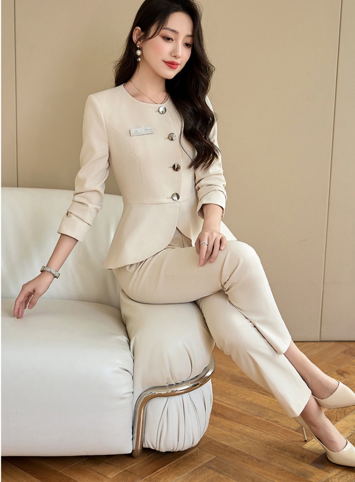 Slim coat business suit 2pcs set for women
