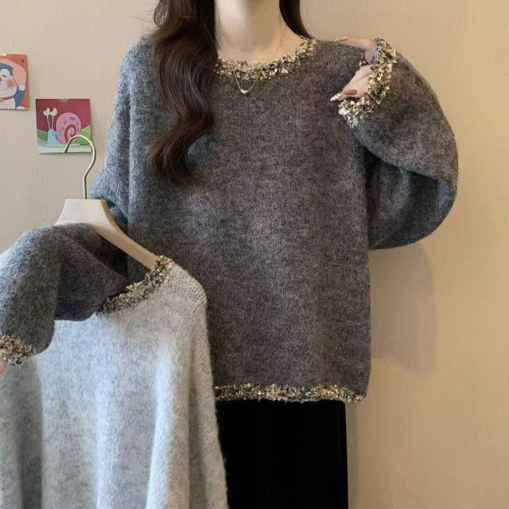 Lazy pullover Japanese style retro sweater for women