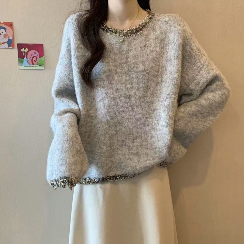 Lazy pullover Japanese style retro sweater for women