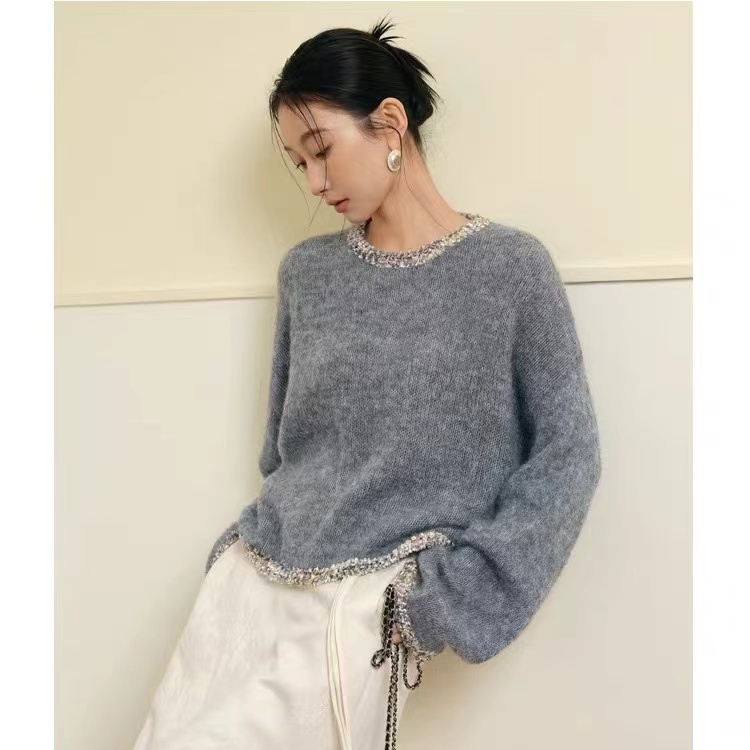 Lazy pullover Japanese style retro sweater for women