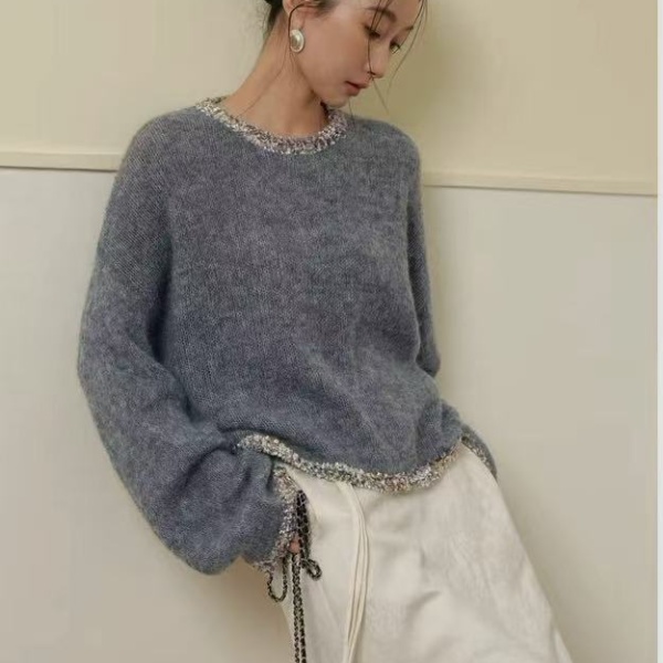 Lazy pullover Japanese style retro sweater for women