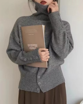 High collar autumn and winter bottoming slim thermal sweater