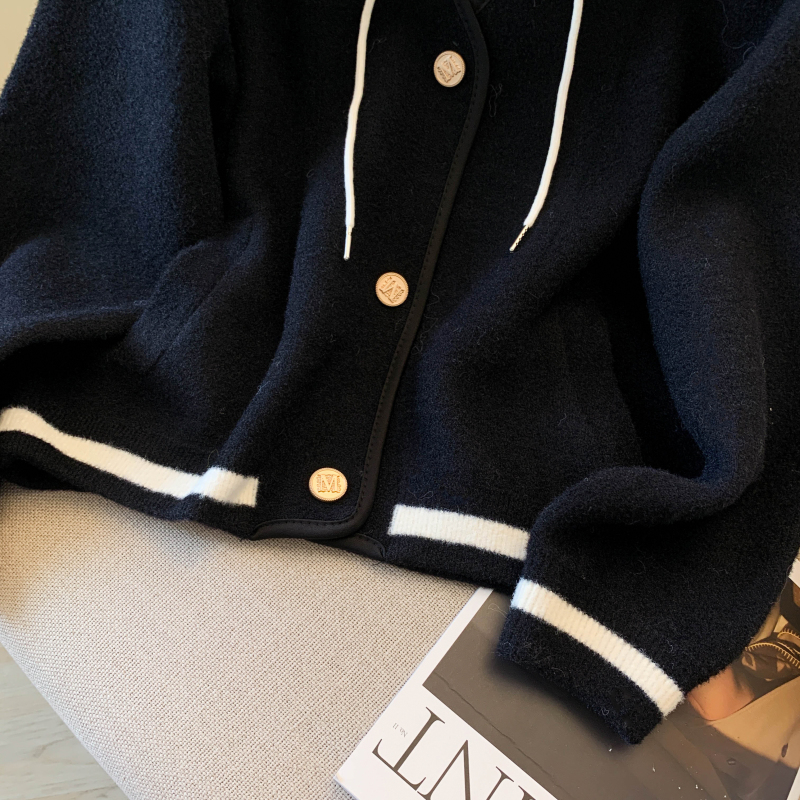 Knitted Korean style tops short cardigan for women