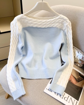 Autumn and winter tops all-match sweater for women
