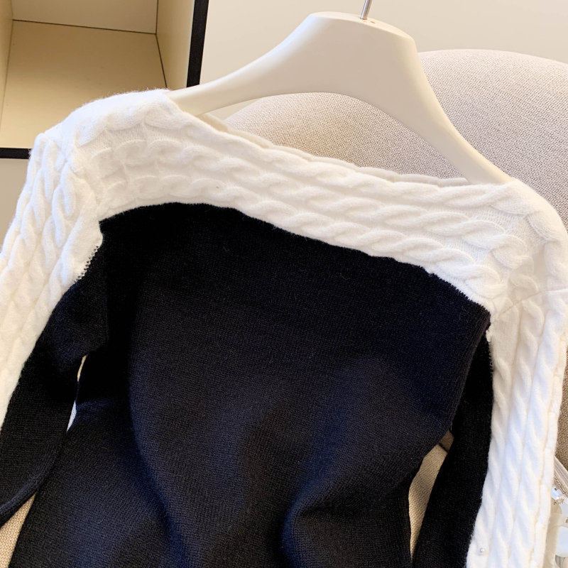 Autumn and winter tops all-match sweater for women
