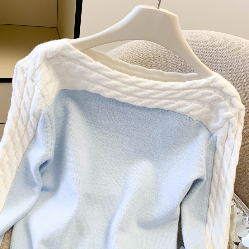 Autumn and winter tops all-match sweater for women