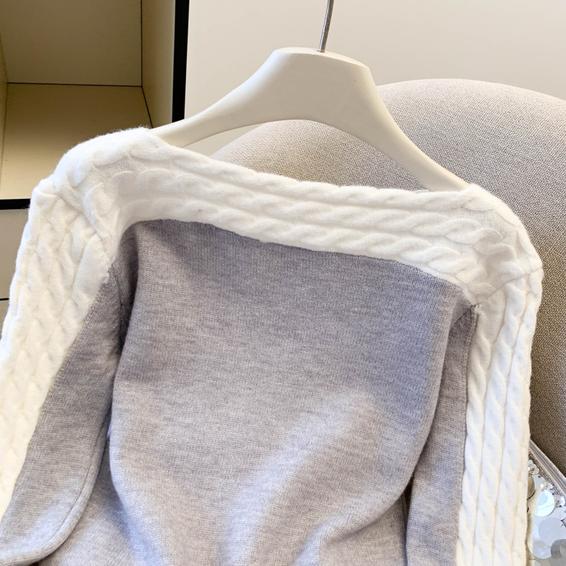 Autumn and winter tops all-match sweater for women