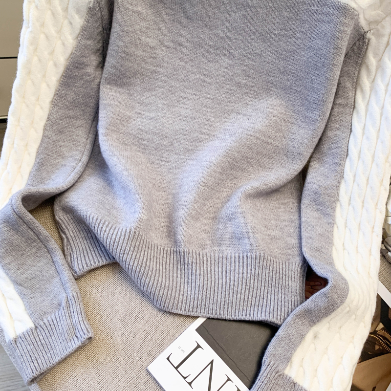 Autumn and winter tops all-match sweater for women