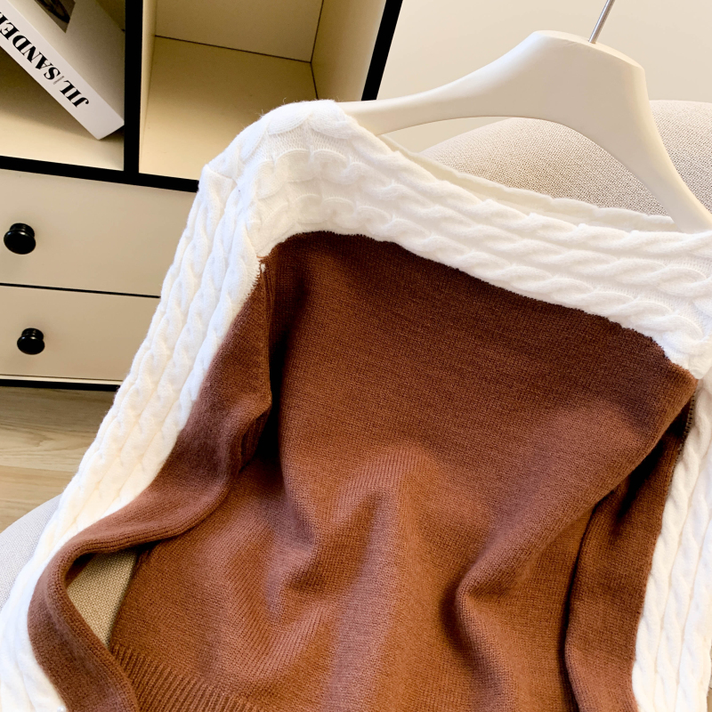 Autumn and winter tops all-match sweater for women