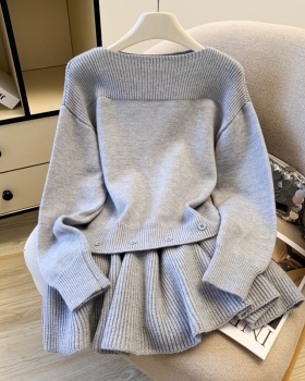 Removable sweater pullover tops a set for women
