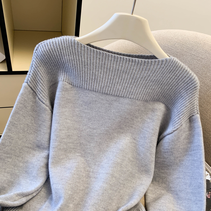 Removable sweater pullover tops a set for women