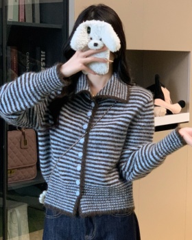 Cstand collar sweater Korean style tops for women