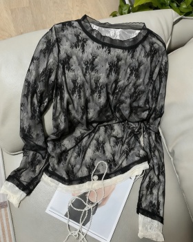 Slim tops enticement bottoming shirt for women