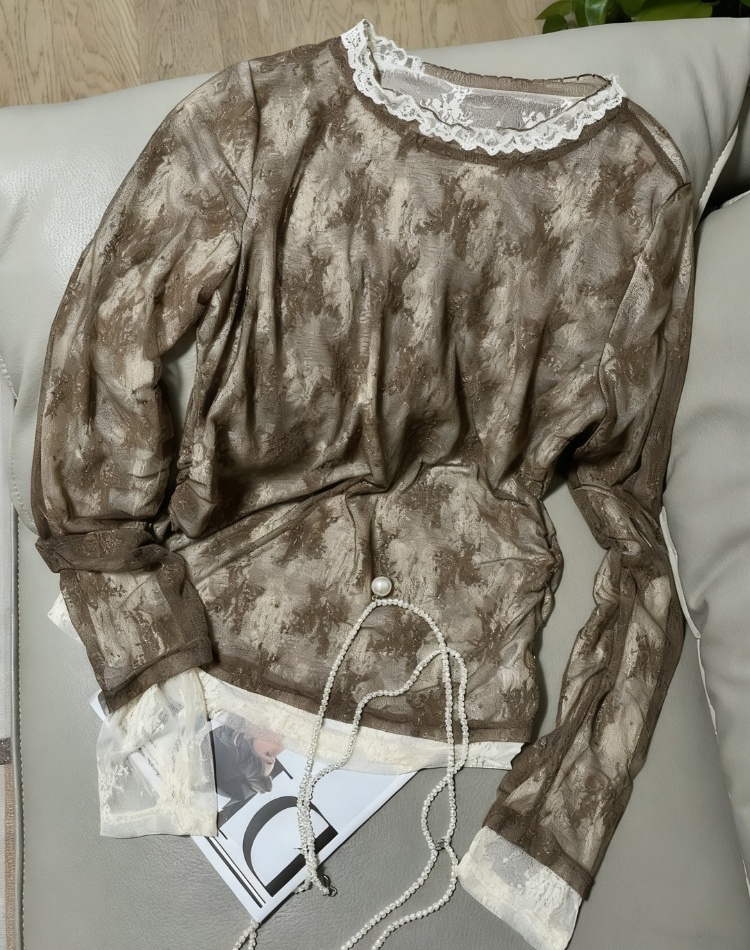 Slim tops enticement bottoming shirt for women