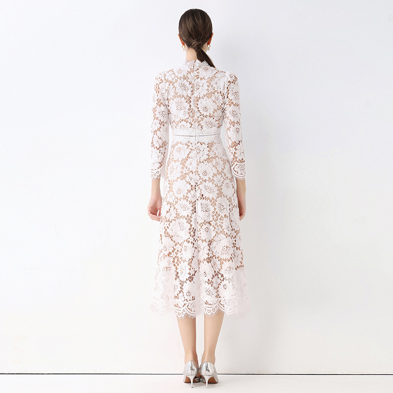 Lace ladies France style slim dress