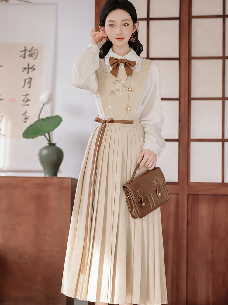 Show young shirt Chinese style coat 3pcs set