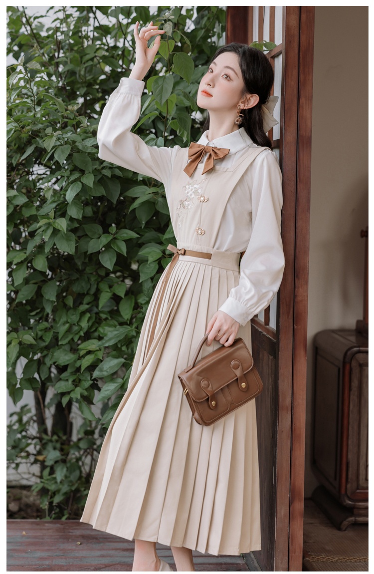 Show young shirt Chinese style coat 3pcs set