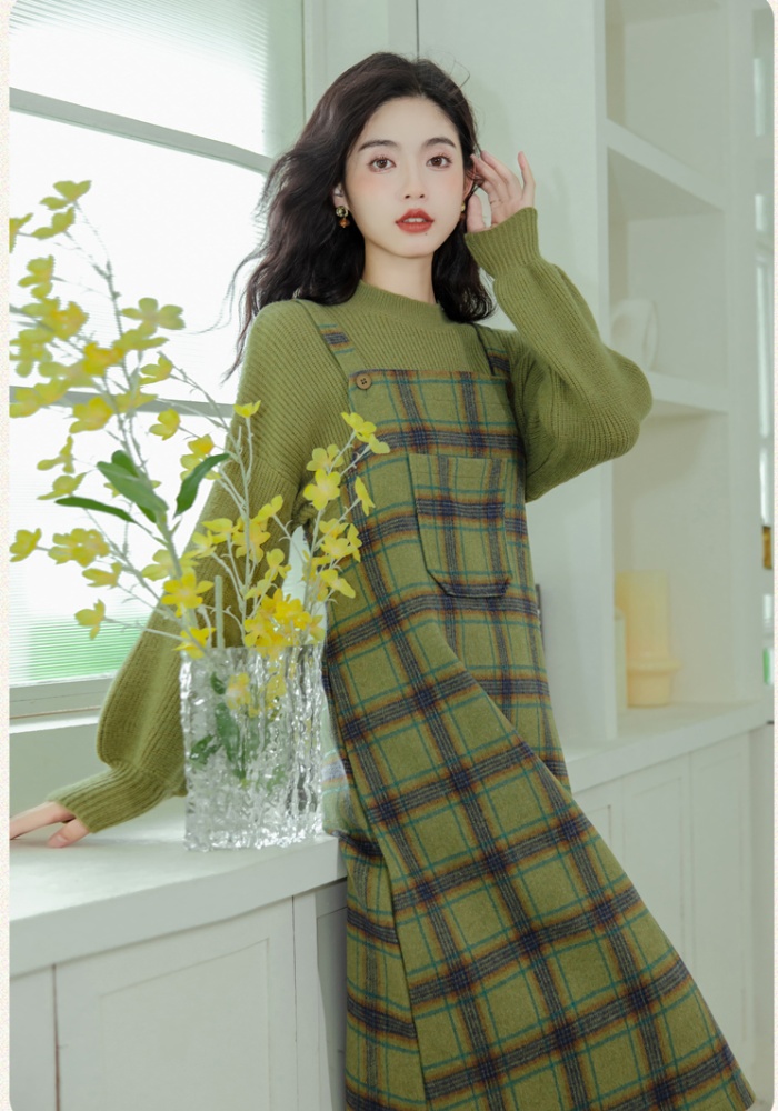 Chanelstyle sling scarves autumn dress a set