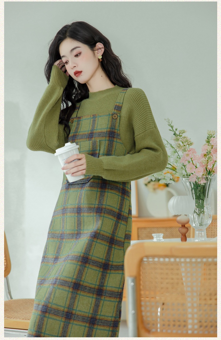 Chanelstyle sling scarves autumn dress a set