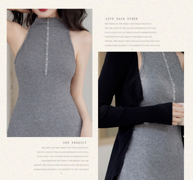 Knitted dress 2pcs set