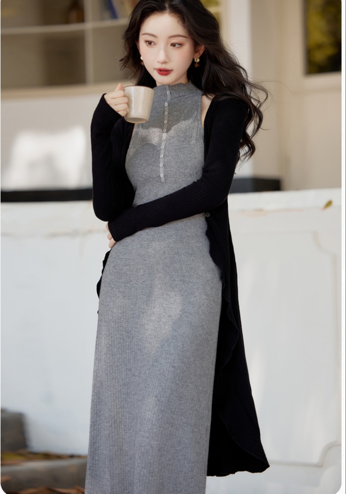 Knitted dress 2pcs set