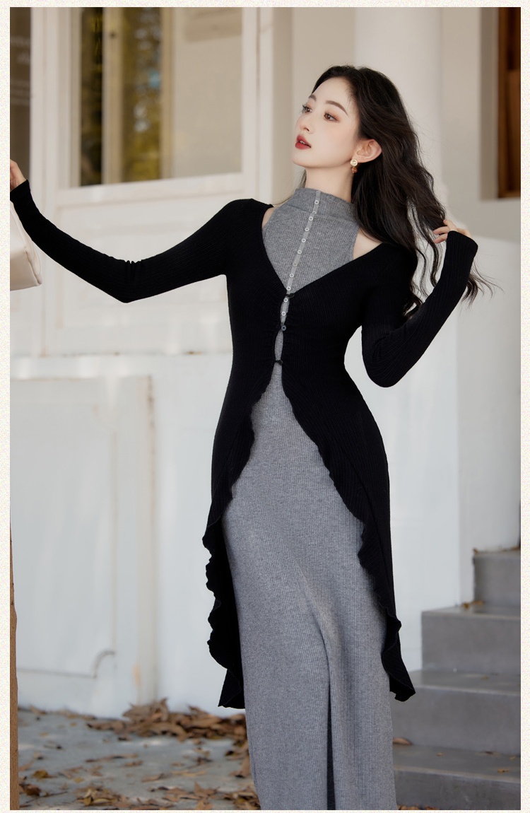 Knitted dress 2pcs set