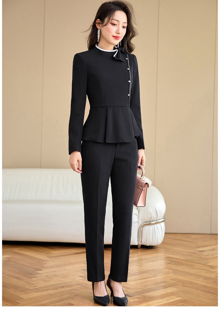 Temperament business suit suit pants 2pcs set for women