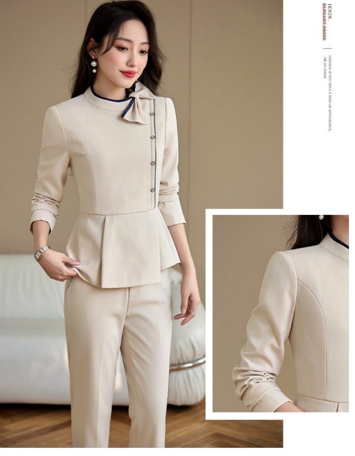Temperament business suit suit pants 2pcs set for women