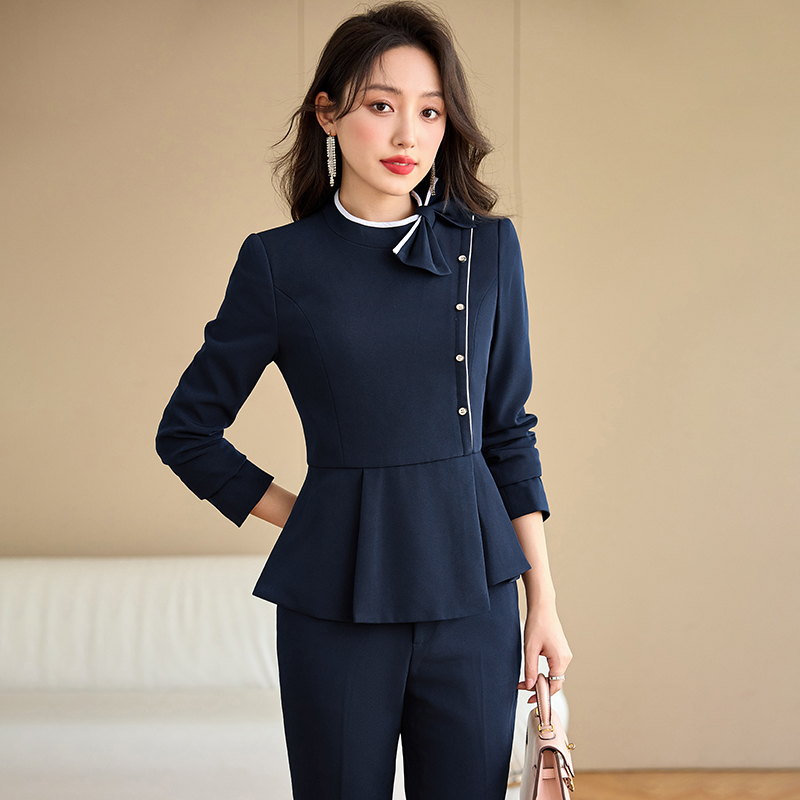 Temperament business suit suit pants 2pcs set for women