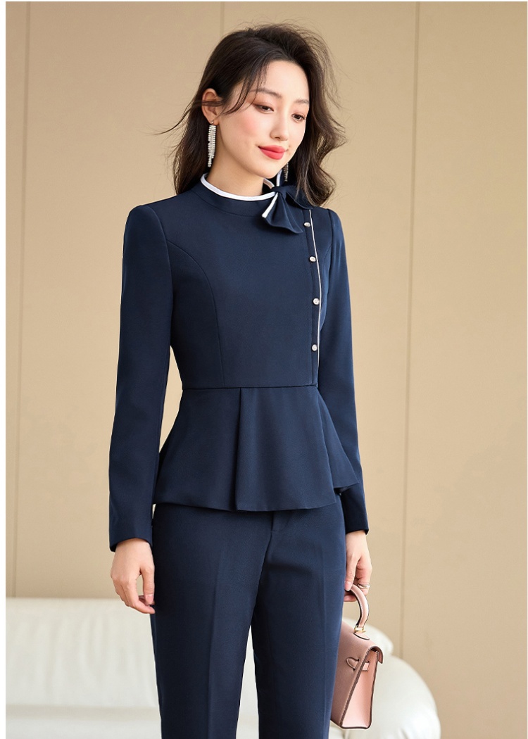 Temperament business suit suit pants 2pcs set for women