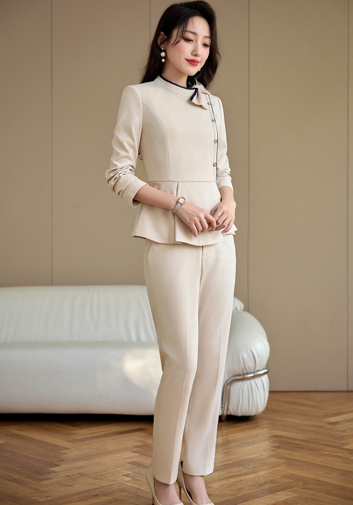 Temperament business suit suit pants 2pcs set for women