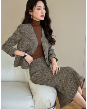 Slim coat all-match business suit 2pcs set for women