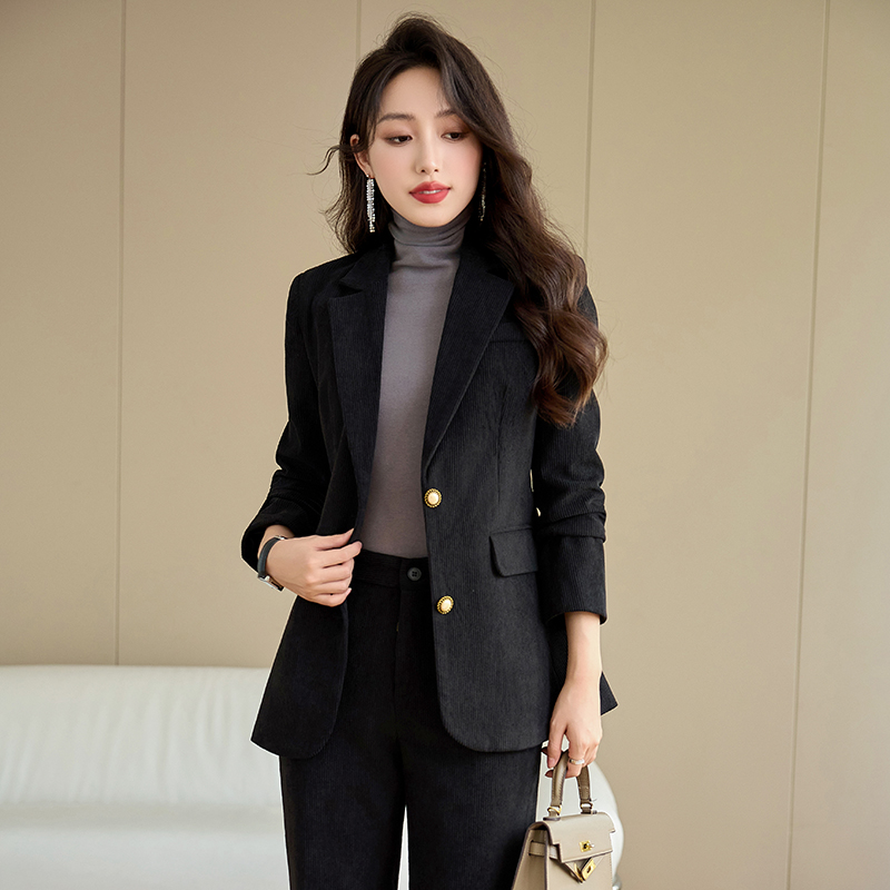 Slim commuting coat temperament profession business suit
