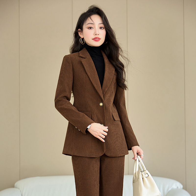 Slim commuting coat temperament profession business suit