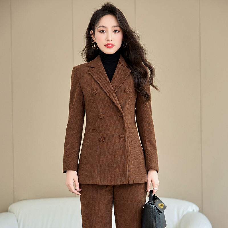 Commuting slim business suit profession coat for women