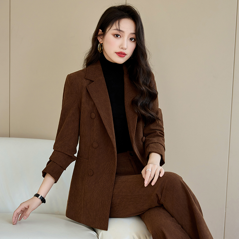 Commuting slim business suit profession coat for women