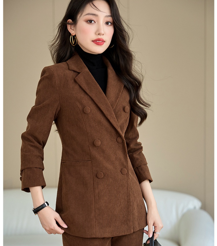 Commuting slim business suit profession coat for women