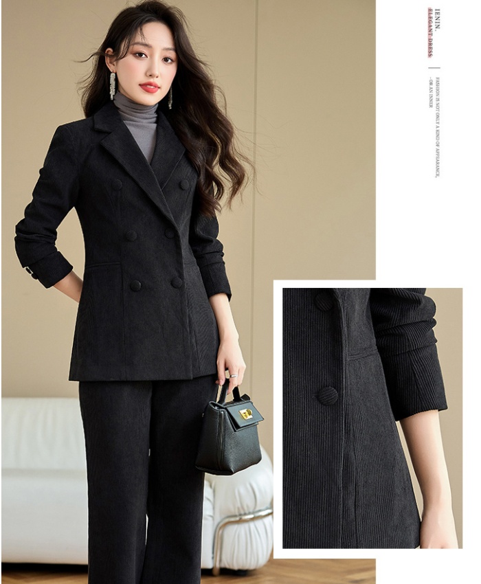 Profession suit pants coat 2pcs set for women