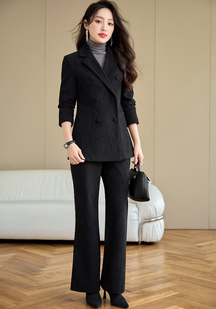Profession suit pants coat 2pcs set for women