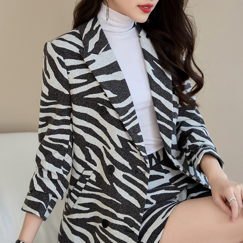 Slim coat all-match business suit 2pcs set for women