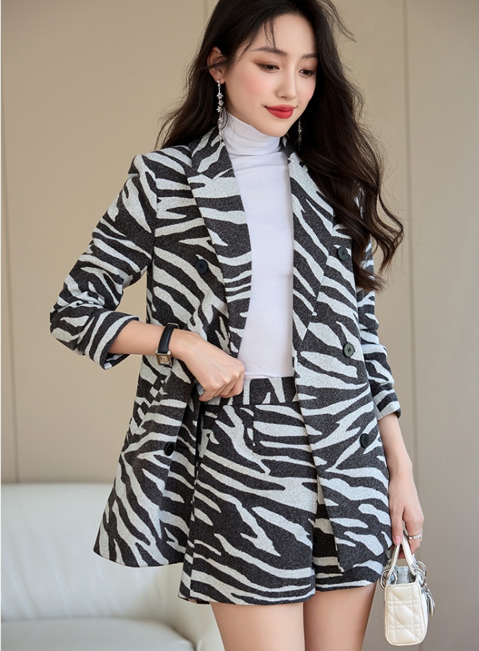 Slim coat all-match business suit 2pcs set for women