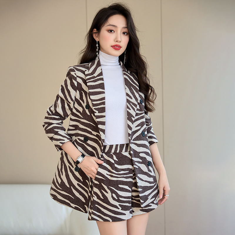 Slim coat all-match business suit 2pcs set for women