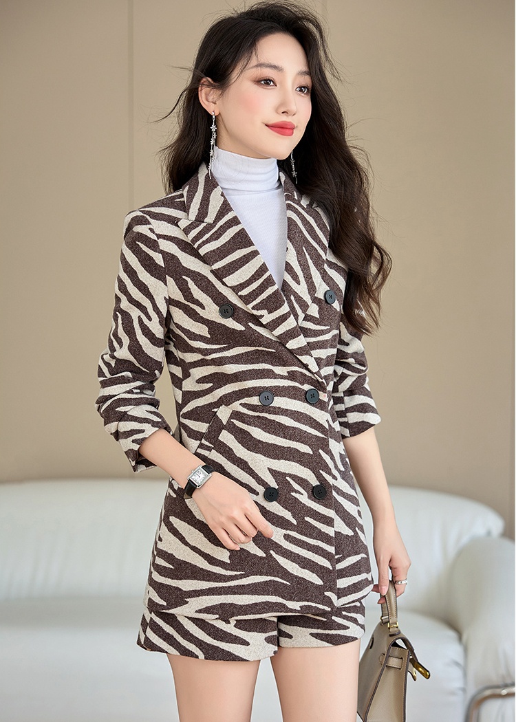 Slim coat all-match business suit 2pcs set for women