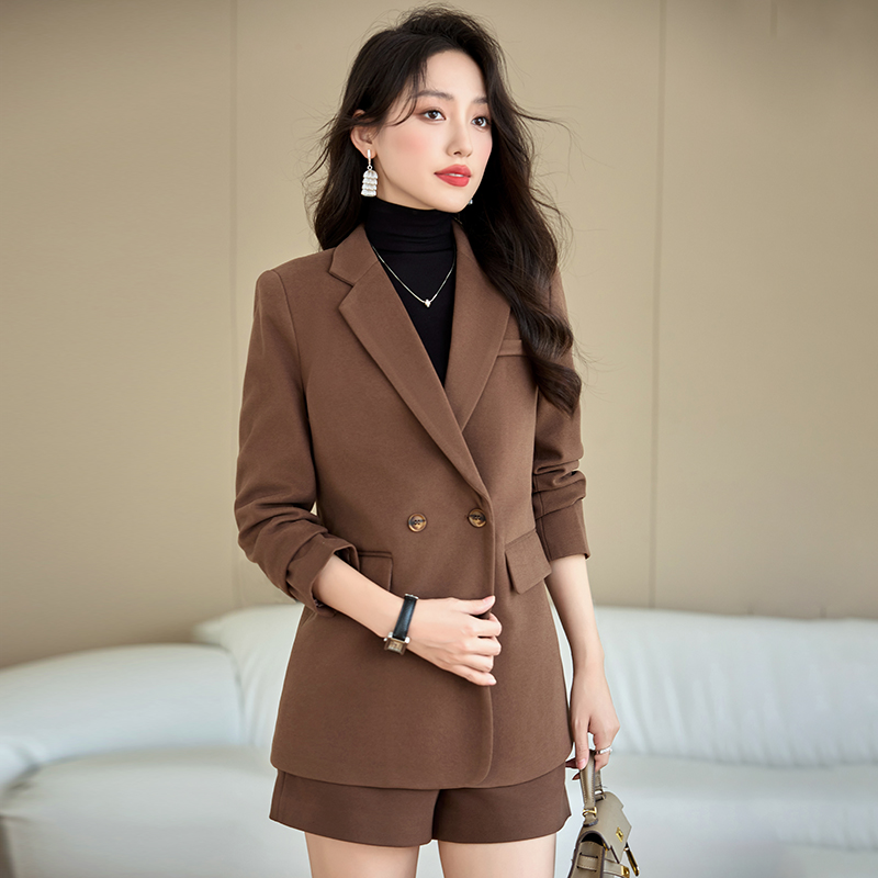 All-match business suit autumn coat 2pcs set for women