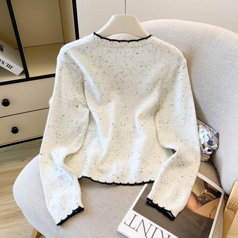 Colors buckle bow jacket slim short tops for women