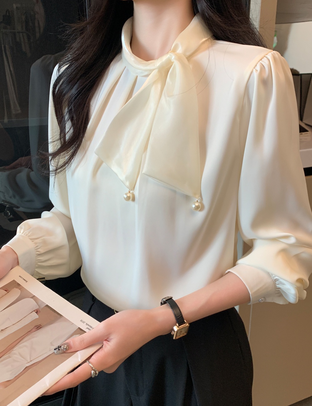 Show young simple tops autumn shirt for women