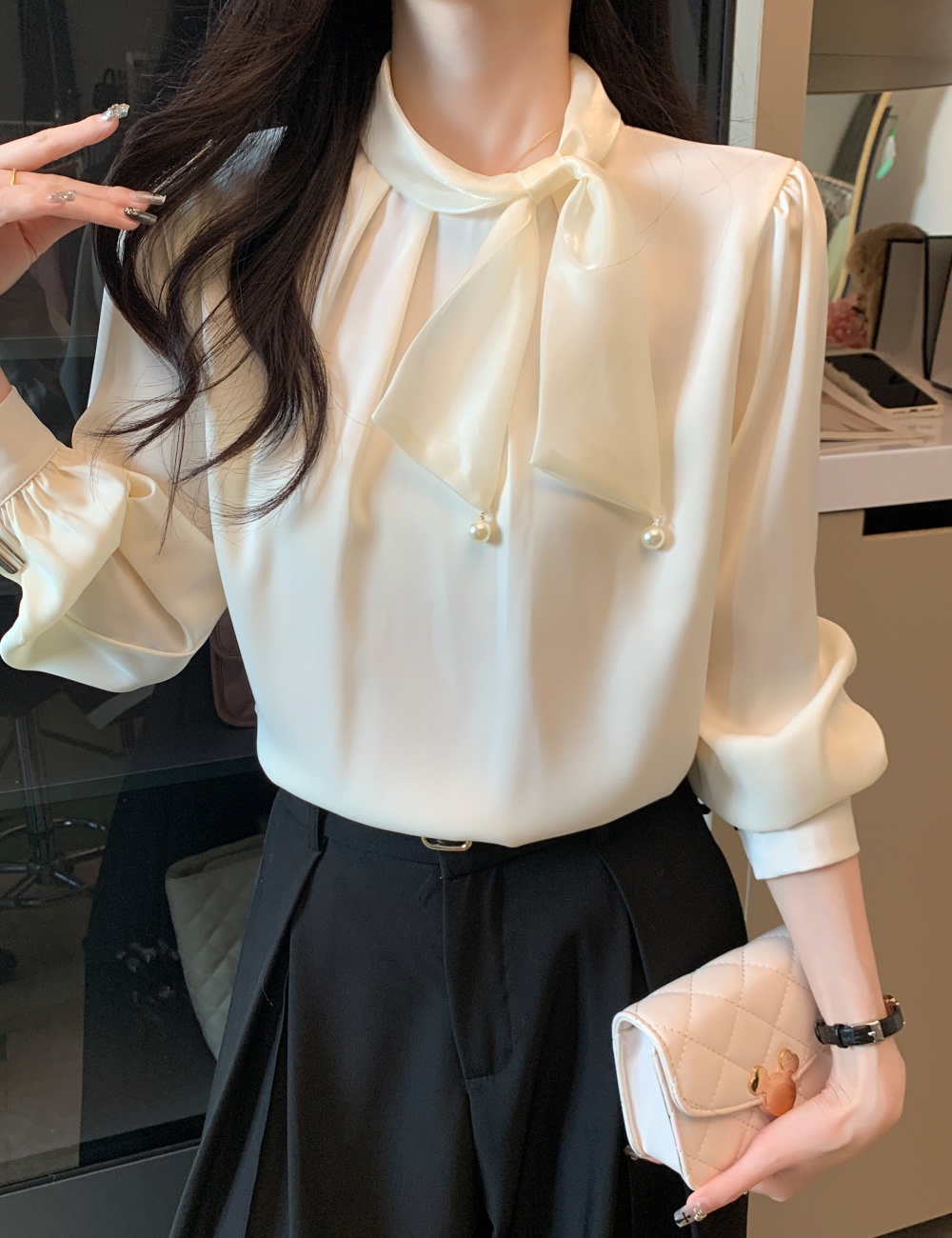 Show young simple tops autumn shirt for women